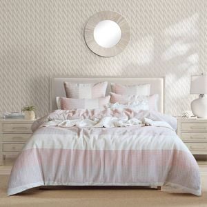 Renee Taylor Super King Avalon Jacquard Quilt Cover/Pillowcases Set