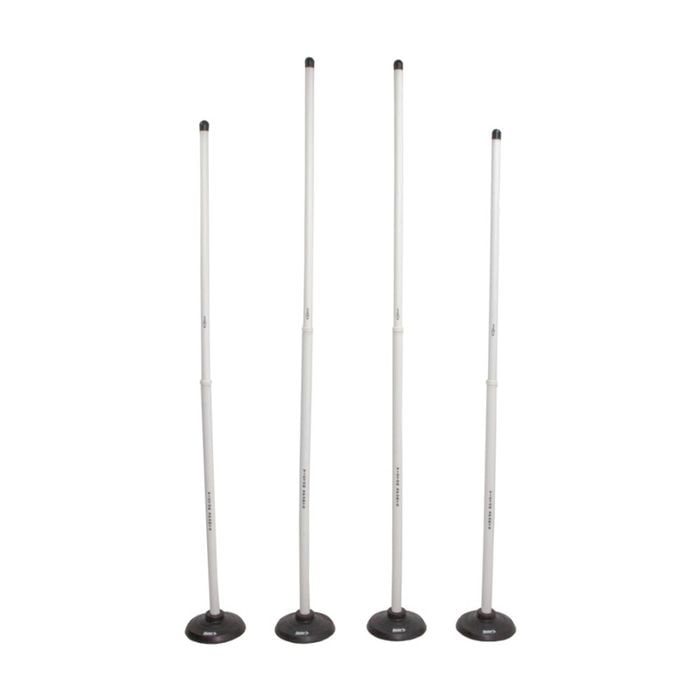 4pc Victor Sports AFL Telescopic Junior Goal Post Set Carry Bag