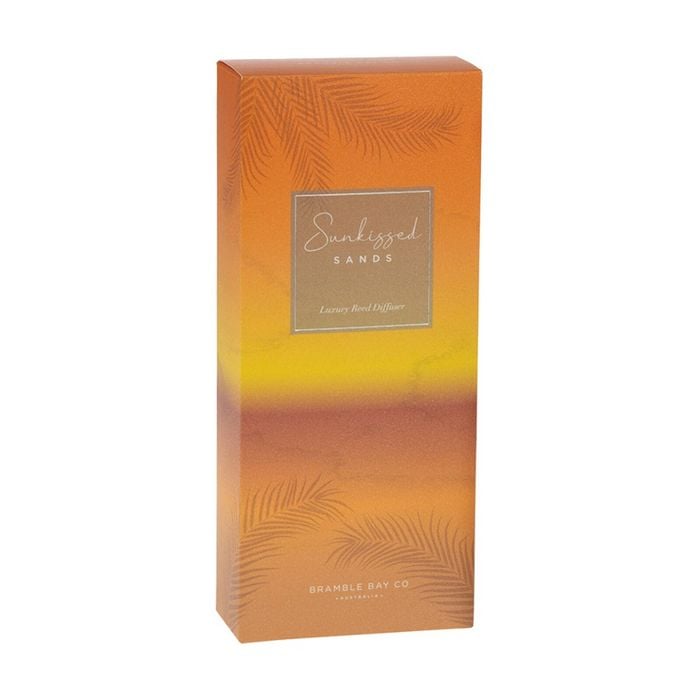 Bramble Bay Ocean Sunkissed Sands Glass Reed Diffuser Home Fragrance 150ml
