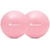 METEOR 25cm Mini Pilates Ball Dual-Pack in Pink