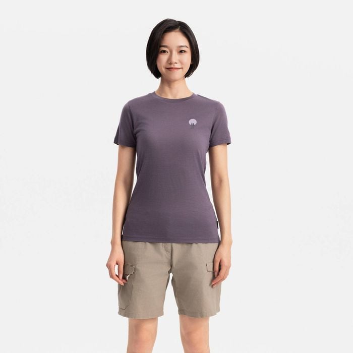 Decathlon | Ts Travel 500 Wool Women - Uk 4-6 / Eu Xs [short]