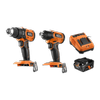 AEG 18V 5.0Ah 2-Piece Combo Kit A18X251