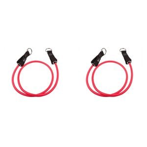 2PK GoFit Extreme Power Tube Home Gym Workout Strength Exercise 30lbs Pink