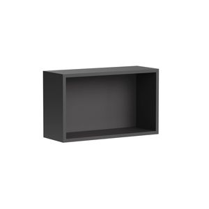 Kaboodle 800-899mm Toasted Clove Customisable Shallow Slimline Open Shelf