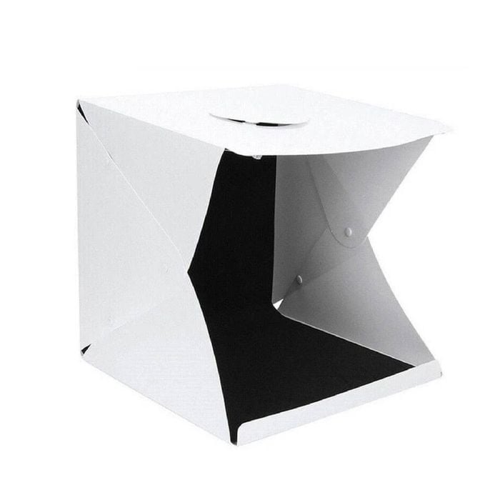 Provecta 40cm Portable LED Light Box Photography Tent with Backdrops – 70 LED Dimmable