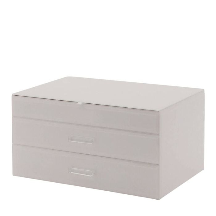 One Six Eight London GABRIELLA Cloud Grey XL Jewellery Box