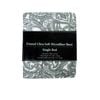 Bloomington Printed Microfiber Sheet Set Single Grey Paisley
