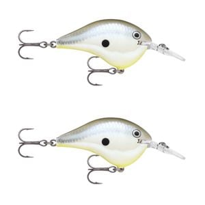 2x Rapala Dives to 8ft 5cm Crankbait Fishing Lures - Disco Shad