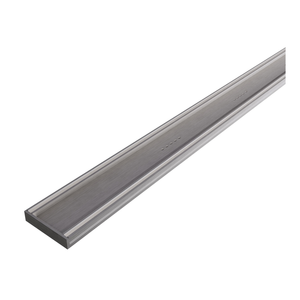 DTA Hayman Tile In Drain 2m x 21mm x 100mm Brushed Nickel 
