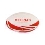 Rugby Ball Size 4 R100 Training - Red - Snow White | 4 | 8579036