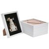 Nicola Spring 8" X 10" White 3d Box Photo Frames - 4" X 6" Mount - Black - Pack Of 5
