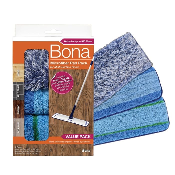 Microfibre Pad Pack Bona 3 Pce