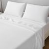 LINENOVA Microfiber Soft 1200TC Sheet Set - White King