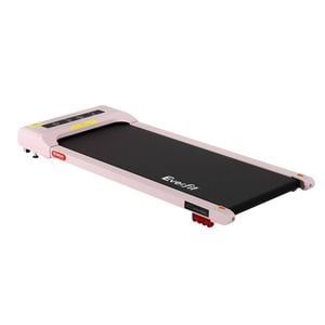 Everfit 3 In 1 Treadmill Electric Walking Pad Incline Under Desk Home Gym 380mm Pink