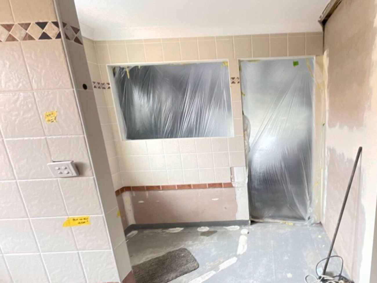 D.I.Y. - Step 2 - Turning a dated, dysfunctional bathroom into a cool, contemporary ensuite
