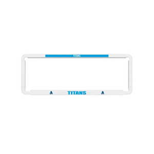 1x OFFICIAL NRL Gold Coast Titans Car Number Plate Frame Cover Surround