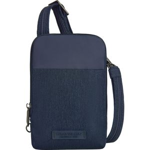 Travelon Metro Anti-Theft Stadium Mini Crossbody Bag in Navy Heather
