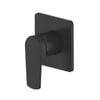 Greens Matte Black Avalon Shower Mixer With FloBOOST® Technology - Matte Black