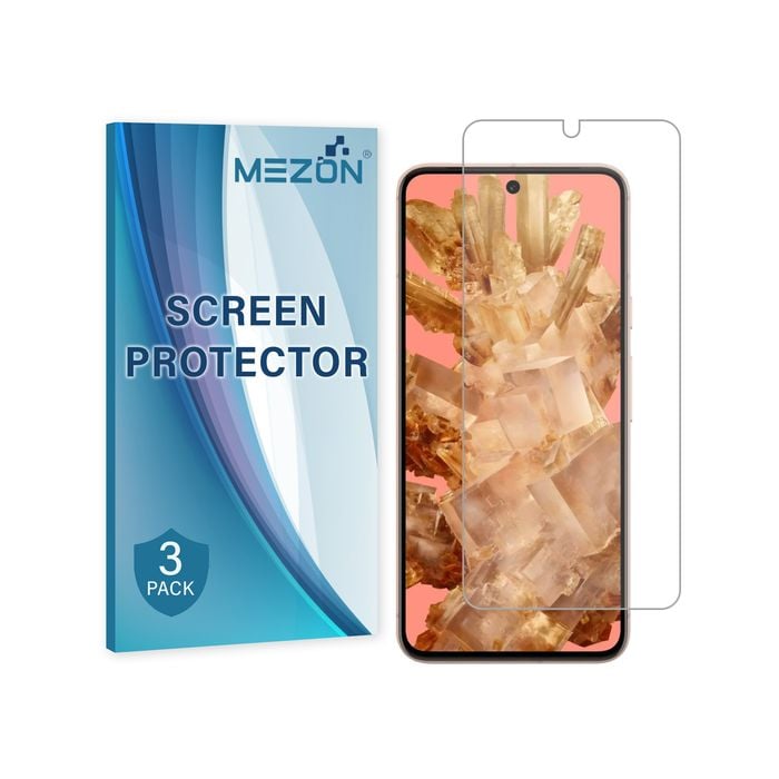 3 Pack MEZON Google Pixel 8 (6.2") Ultra Clear Film Screen Protectors