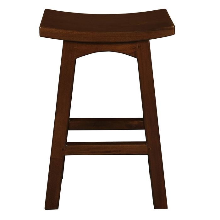 Centrum Furniture Tokyo Solid Mahogany Timber Kitchen Counter Stool - Mahogany