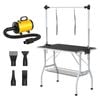 Advwin Pet Grooming Table Dog Cat Salon Table + Pet Hair Dryer