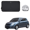 Front Windscreen Sun Shade for Suzuki Swift 2004 - 2010 (Manual) - Standard 150 x 85 cm - Black