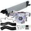 Upgrade Billet Turbo Charger With 50mm Intercooler & Hoses And Genuine Oil Feed Pipe For Mitsubishi Triton Mq 4n15 2.4l