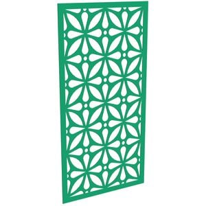 ProtectorAl 300-1200w x 1201-2400h Light Green/Gloss White Morrocco Unframed Composite Deco Panel
