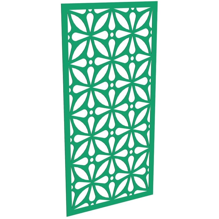 ProtectorAl 300-1200w x 1201-2400h Light Green/Gloss White Morrocco Unframed Composite Deco Panel