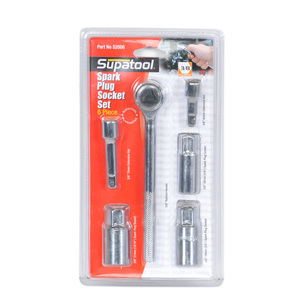 Supatool 3/8" Drive 6 Piece Spark Plug Socket Set