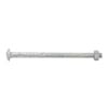 Zenith M8 x 130mm Hot Dipped Galvanised Cup Head Bolt And Nut - Each