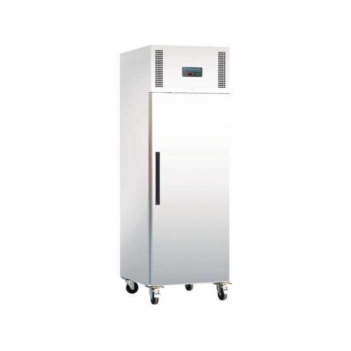 Polar G-series Upright Fridge White 537ltr - Commercial Solid Door Upright Fridges (dl899-a)