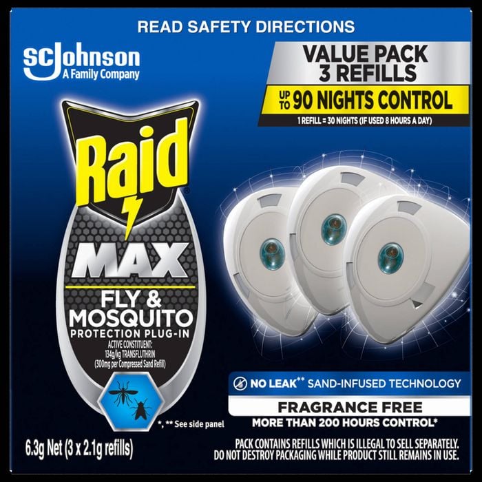 Raid Max Fly And Mosquito Electronic Refill - 3 Pack - Bunnings Australia
