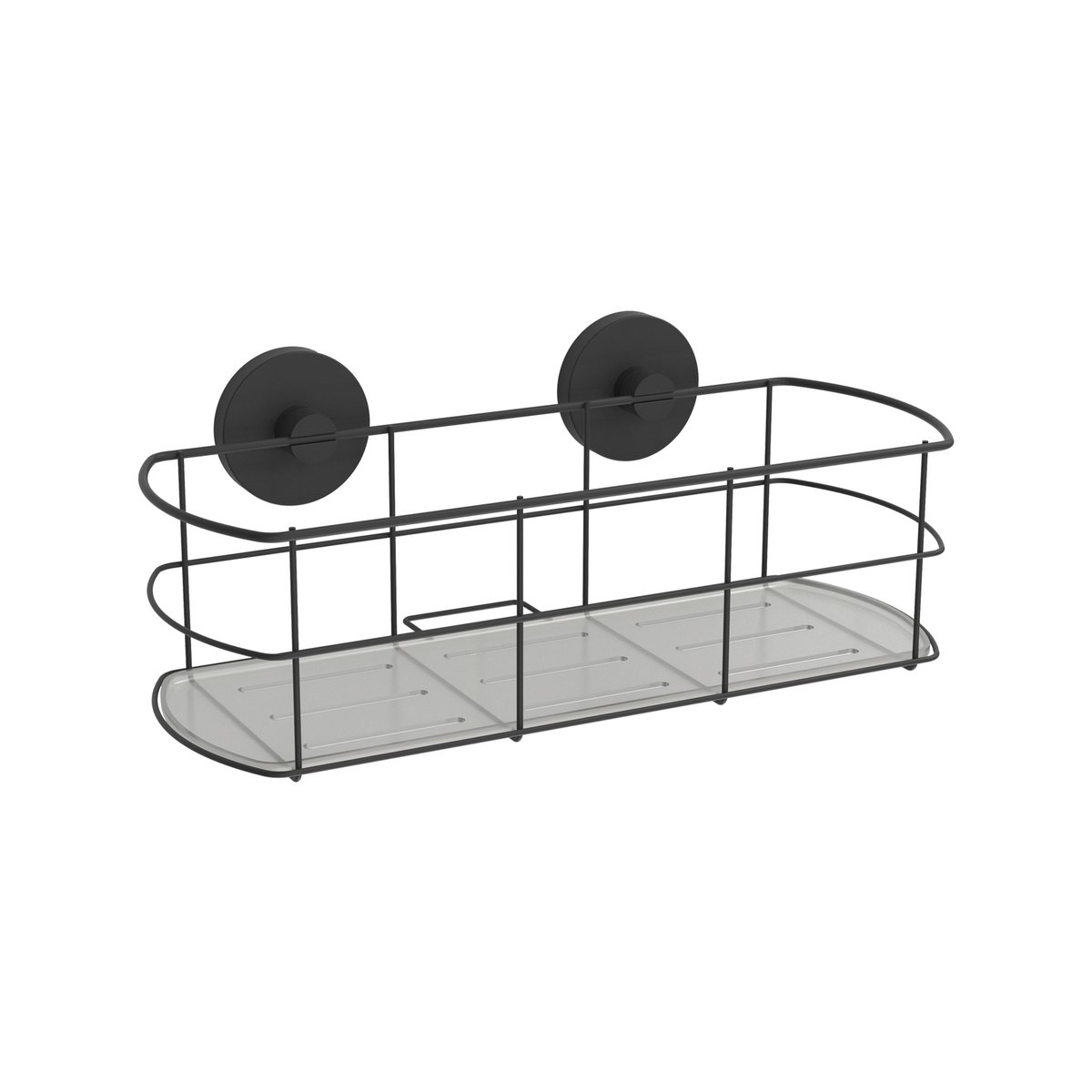 Fusion-Loc 16kg Large Matte Black Estate Shower Caddy - Bunnings New ...