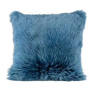 Naturally Sheepskins 45x45cm Teal Sheepskin Cushion Cover