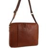 Pierre Cardin Crumpled Leather 15" Laptop Computer  Tan