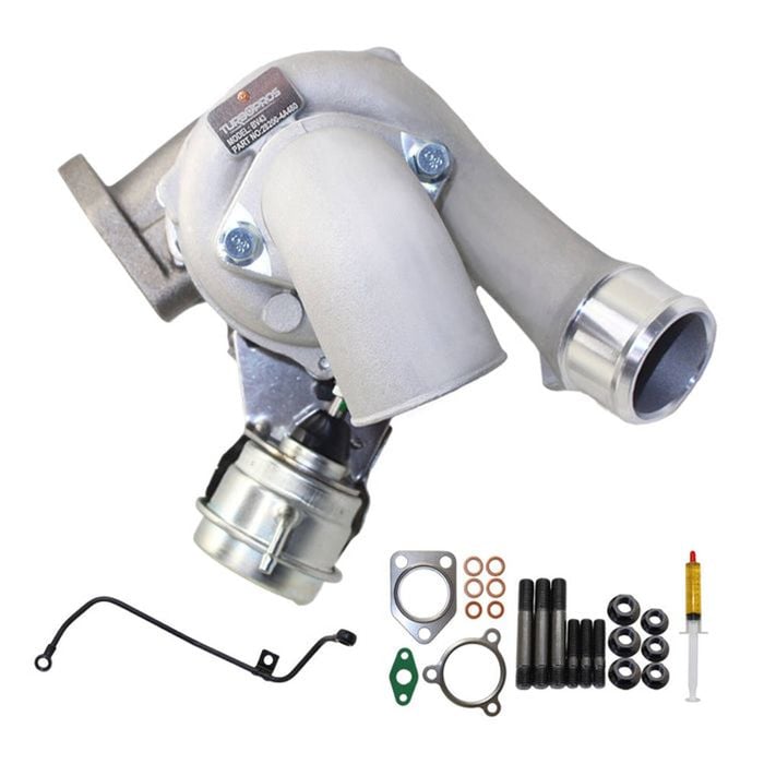 Upgrade Billet Turbo Charger With Genuine Oil Feed Pipe For Hyundai Iload / Imax D4cb 2.5l