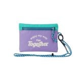 M SQUARE Anti-Theft Money and Ticket Pouch – Secure Travel Organizer for Valuables Purple