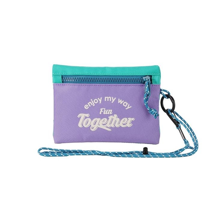 M SQUARE Anti-Theft Money and Ticket Pouch – Secure Travel Organizer for Valuables Purple