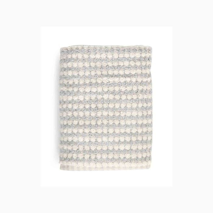 Miss April Pompom Pale Grey 80x55 Bath Mat