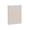 Kaboodle 600mm Cannellini V-Groove 2 Drawer Panels