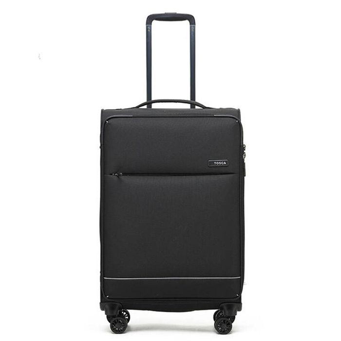 Tosca So-Lite 67cm/87L Suitcase Luggage Travel Checked Trolley Case Black