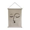 Maine & Crawford Nanago 70x50cm Face Wall Art Chart Hanging Home Decor White
