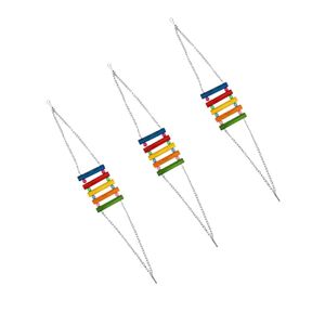 YES4PETS 3 x Hanging Swing Bird Parrot Parakeet Cockatiel Budgie Toy