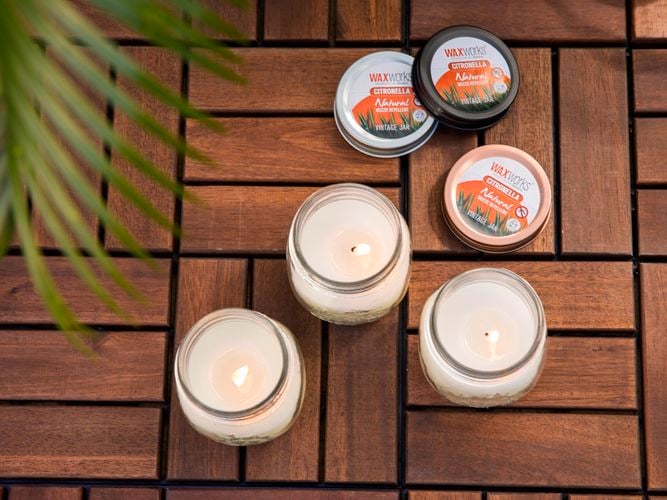 Waxworks Citronella Candle Repeller Repellent 0289394