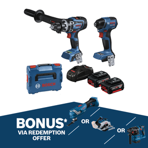 Bosch 18V Professional 2 Piece 2x5.0Ah Combo Kit 0615A5008N