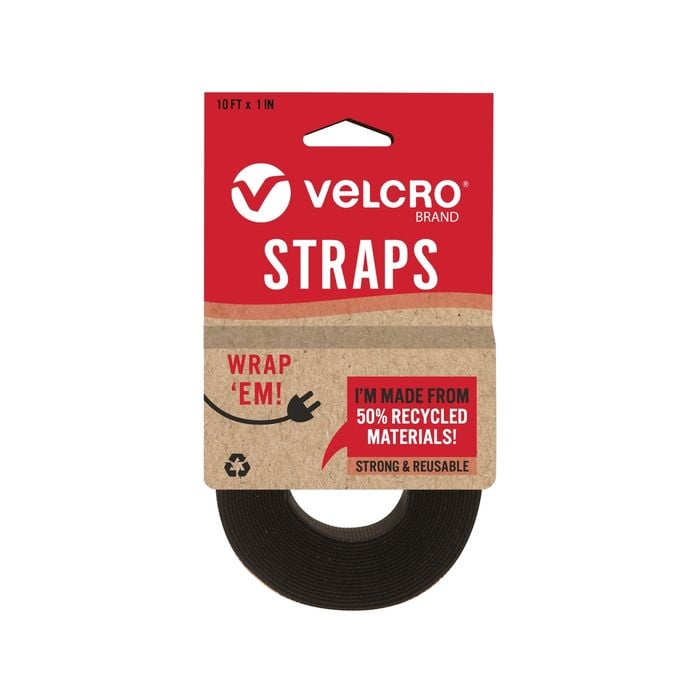 VELCRO Brand 2.5cm x 3m Black ECO Roll