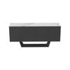 Raimon Furniture Arianna Modern Sideboard Buffet Unit Storage Cabinet Ceramic - Marmo / Black