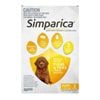 Simparica Fleas & Ticks Treatment For Puppies 1.3-2.5kg Yellow 3 Pack