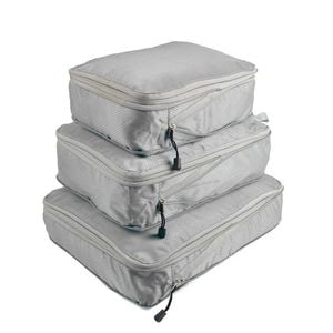 Catzon 3 Set Expandable Compression Packing Cubes for Travel-Grey